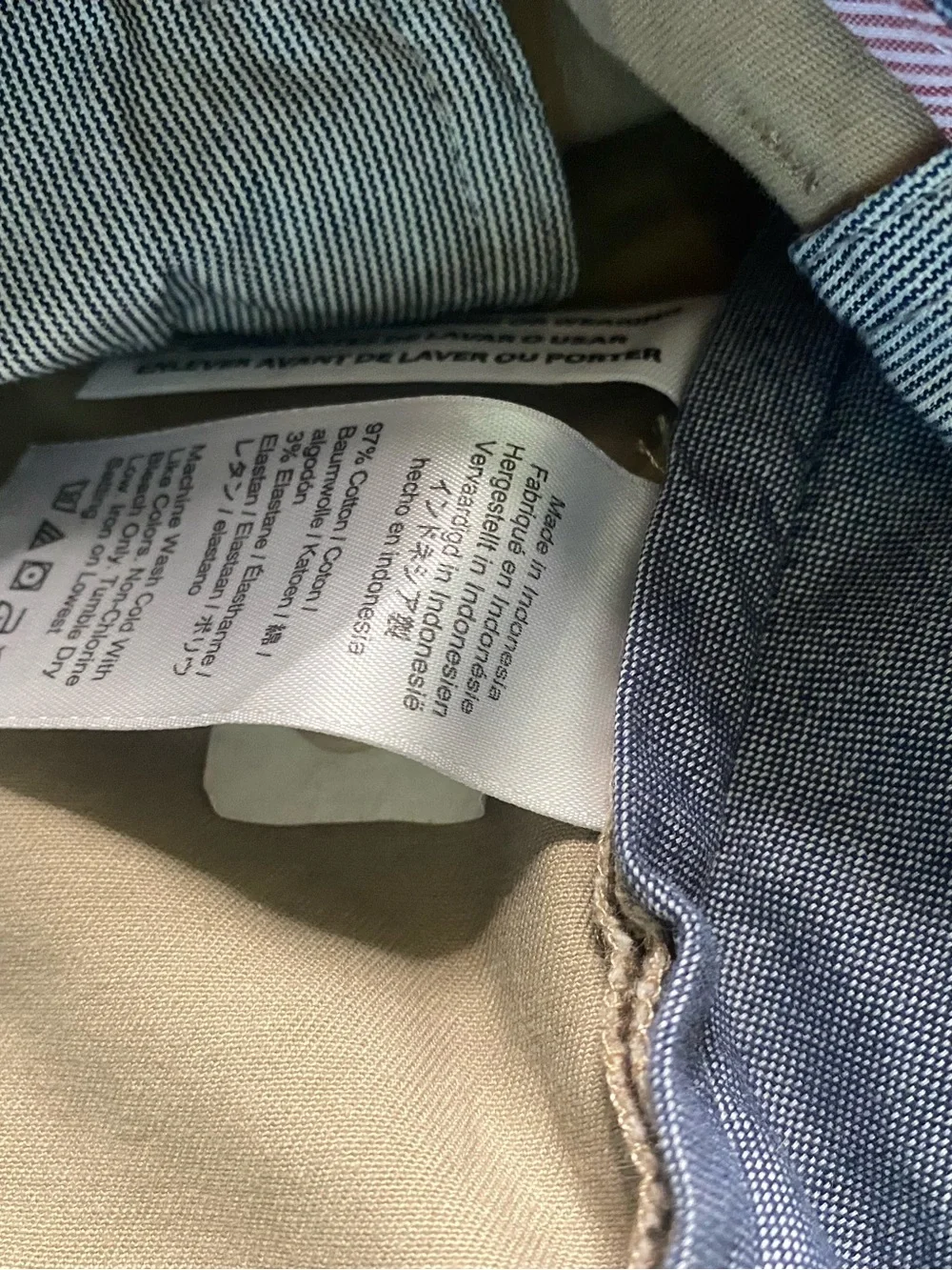J.Crew 770 Straight Khaki Chino Pants Men’s 32x30 Beige Stretch Casual